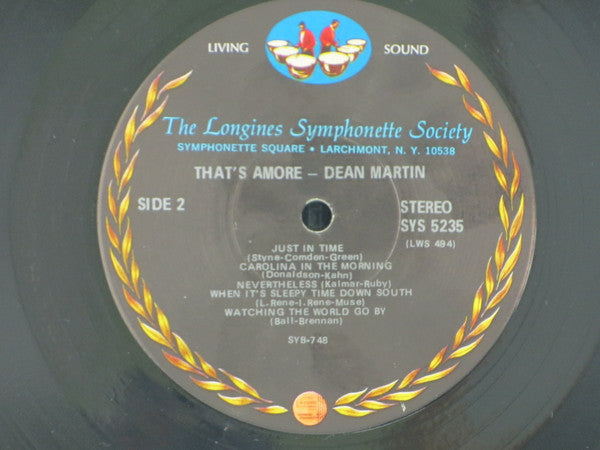 Dean Martin : That's Amore (LP,Album,Compilation,Stereo)