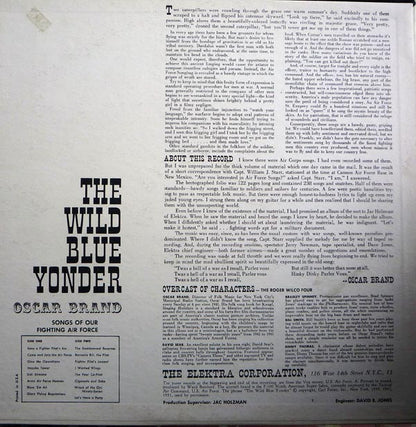 Oscar Brand With Roger Wilco Four, The : The Wild Blue Yonder (LP,Album,Mono)