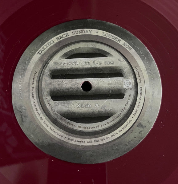 Taking Back Sunday : Louder Now (LP,Album,Limited Edition,Reissue)