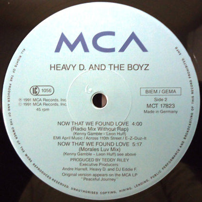 Heavy D. & The Boyz : Now That We Found Love (Morales Remix) (12",45 RPM)