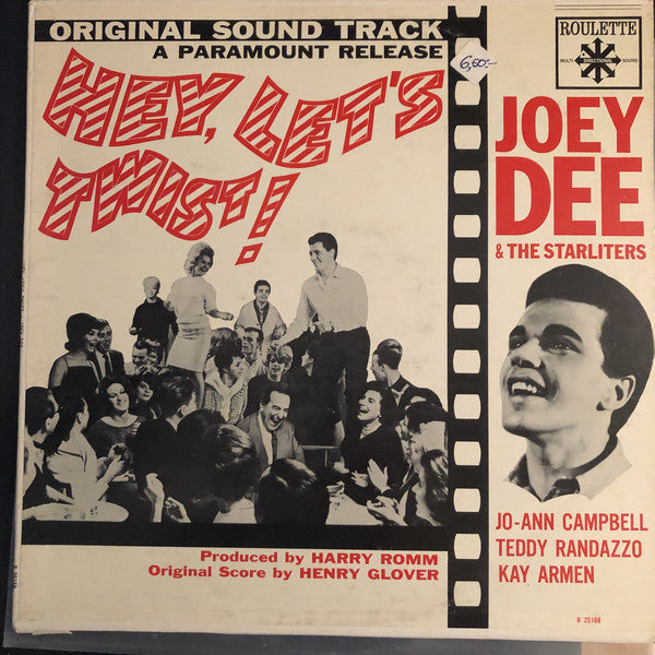 Joey Dee & The Starliters : Hey, Let's Twist! (Original Soundtrack Recording) (LP,Album,Mono)
