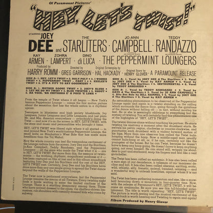 Joey Dee & The Starliters : Hey, Let's Twist! (Original Soundtrack Recording) (LP,Album,Mono)