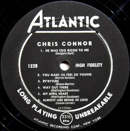Chris Connor : Chris Connor (LP,Mono)