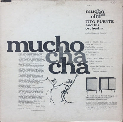 Tito Puente And His Orchestra : Mucho Cha-Cha (LP,Album,Stereo)