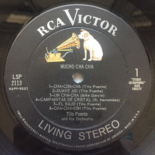Tito Puente And His Orchestra : Mucho Cha-Cha (LP,Album,Stereo)