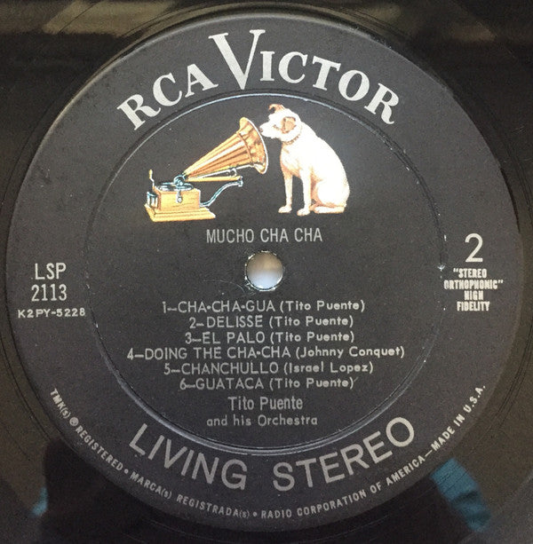 Tito Puente And His Orchestra : Mucho Cha-Cha (LP,Album,Stereo)