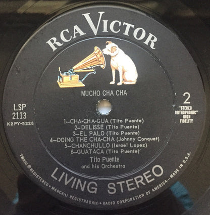 Tito Puente And His Orchestra : Mucho Cha-Cha (LP,Album,Stereo)