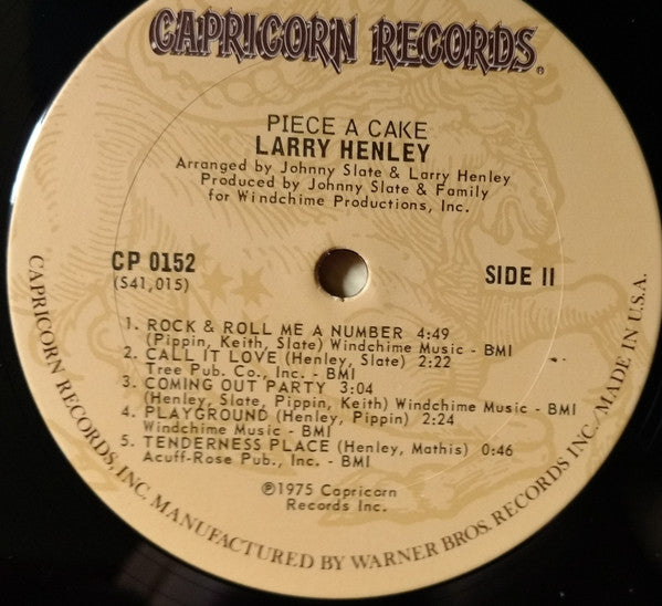 Larry Henley : Piece A Cake (LP,Album)