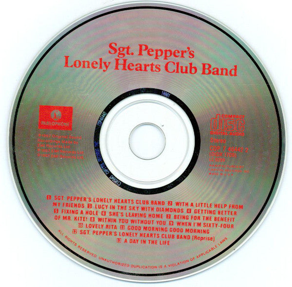 Beatles, The : Sgt. Pepper's Lonely Hearts Club Band (Album,Reissue)