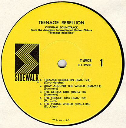 Bob Summers / Mike Curb : Teenage Rebellion (LP,Mono)