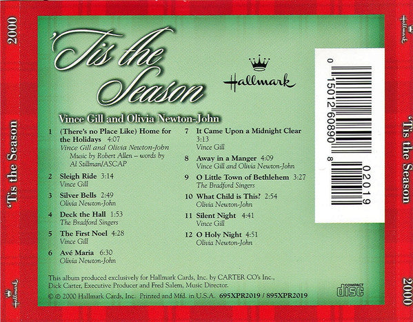 Vince Gill And Olivia Newton-John Featuring London Symphony Orchestra, The : 'Tis The Season (Album,Stereo)
