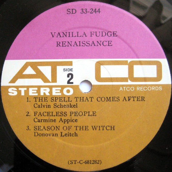 Vanilla Fudge : Renaissance (LP,Album,Stereo)
