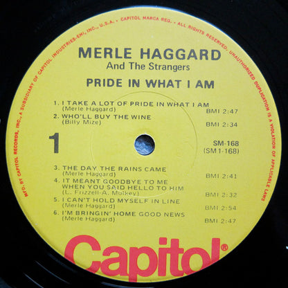 Merle Haggard And Strangers (5), The : Pride In What I Am (LP,Album,Reissue)