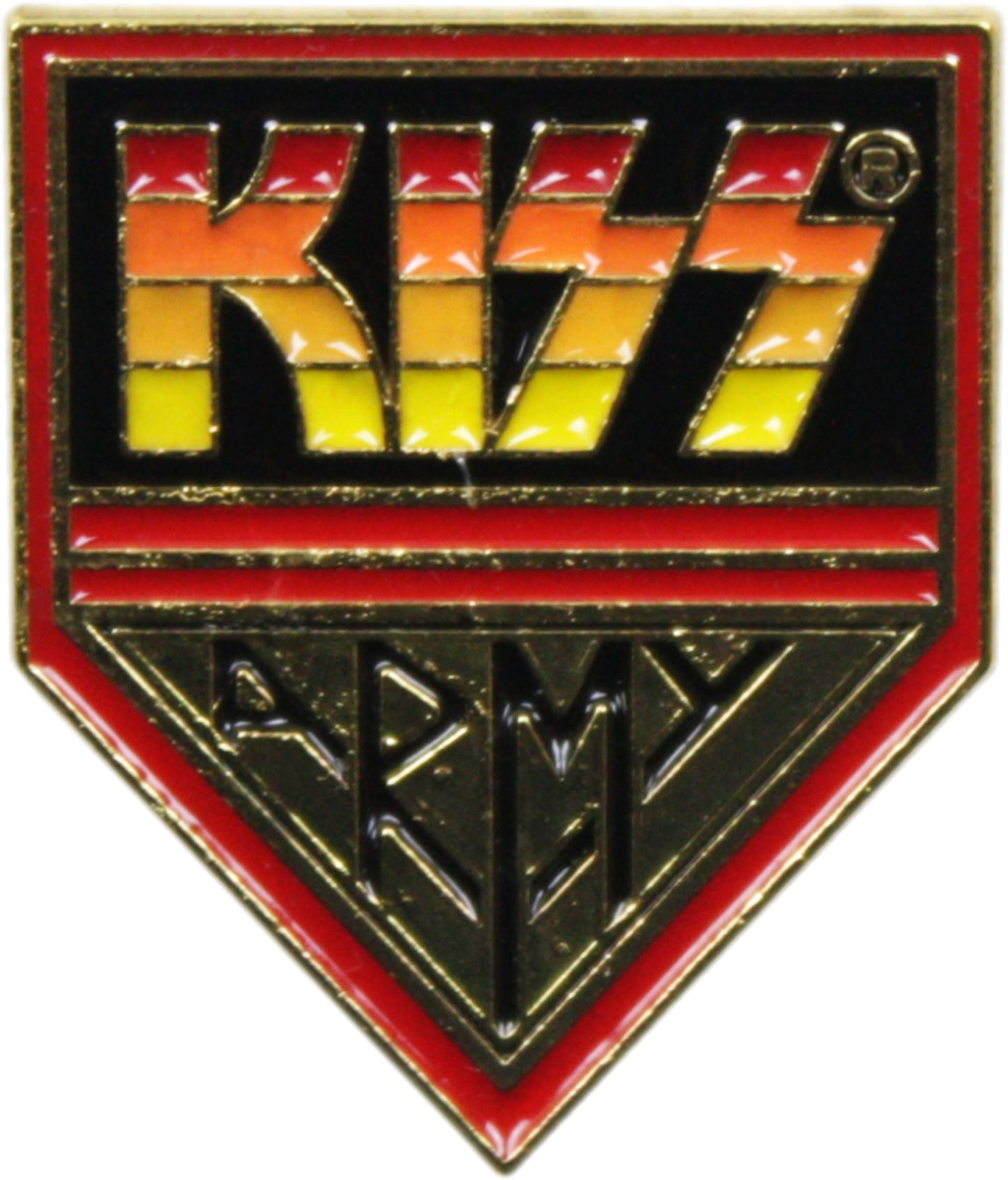 Enamel Pin - Kiss - "Kiss Army" Logo