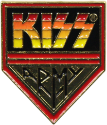 Enamel Pin - Kiss - "Kiss Army" Logo