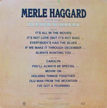 Merle Haggard And Strangers (5), The : Eleven Winners (LP,Compilation,Club Edition,Stereo)