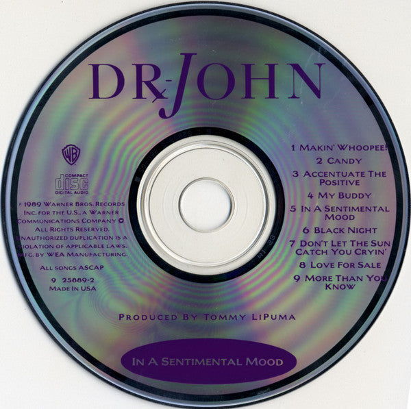 Dr. John : In A Sentimental Mood (Album)