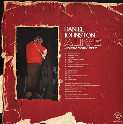 Daniel Johnston : Alive In New York City (LP,Album)