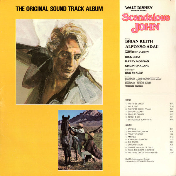 Rod McKuen : Scandalous John (The Original Sound Track Album) (LP,Album)