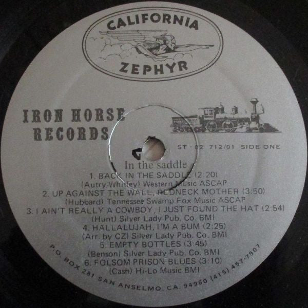California Zephyr : In The Saddle (LP,Album)