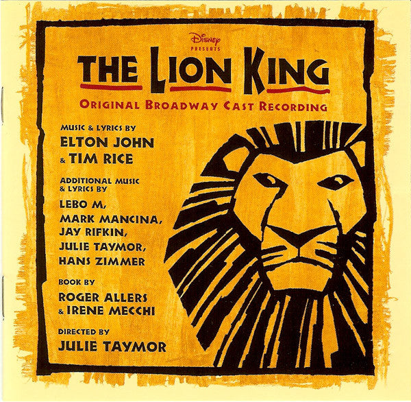 Various : The Lion King - Original Broadway Cast Recording (Album)