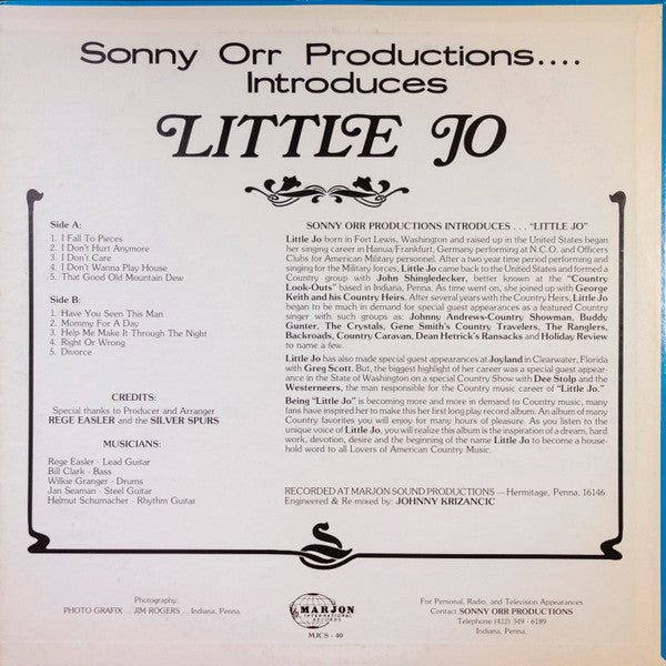 Little Jo (7) : Little Jo (LP)