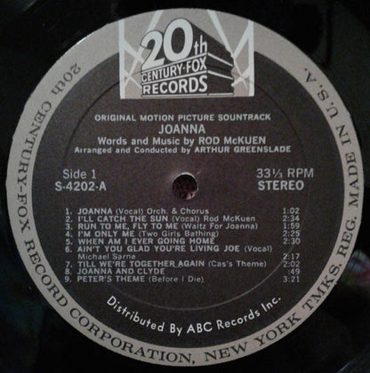 Rod McKuen : Joanna (LP,Stereo)