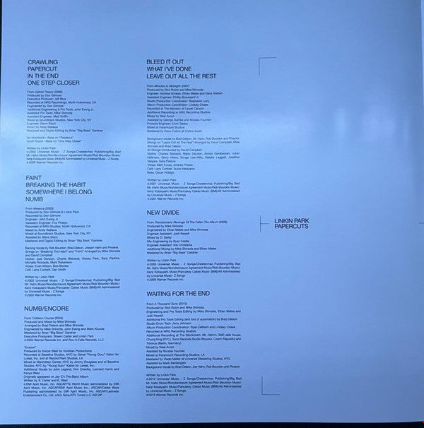 Linkin Park : Papercuts (LP,Compilation)