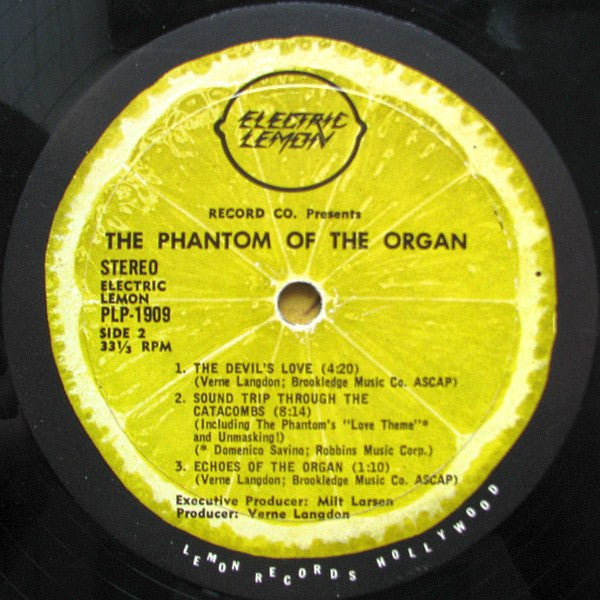 Verne Langdon : The Phantom Of The Organ (LP,Album)