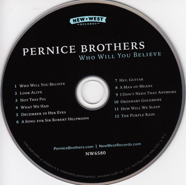 Pernice Brothers : Who Will You Believe (Album,Stereo)