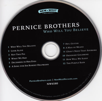 Pernice Brothers : Who Will You Believe (Album,Stereo)