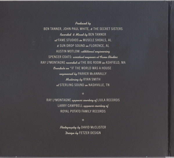 Secret Sisters, The : Mind, Man, Medicine (Album)