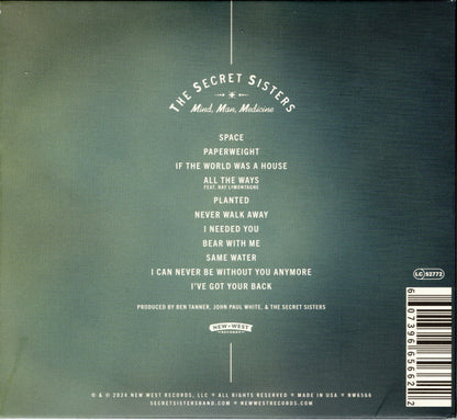 Secret Sisters, The : Mind, Man, Medicine (Album)