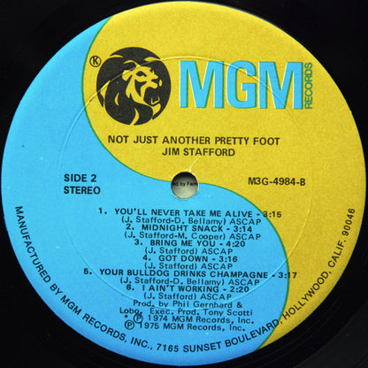 Jim Stafford : Not Just Another Pretty Foot (LP,Album,Stereo)