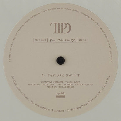 Taylor Swift : The Tortured Poets Department (LP,Album,Stereo)