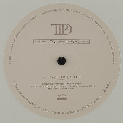 Taylor Swift : The Tortured Poets Department (LP,Album,Stereo)