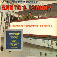 Santo & Johnny : Around The World... With Santo & Johnny (LP,Album,Mono)