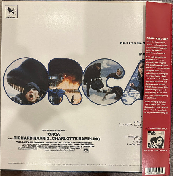 Ennio Morricone : ORCA Music From The Motion Picture (12",33 ⅓ RPM,Album,Record Store Day,Stereo)
