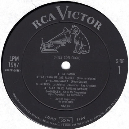 Xavier Cugat And His Orchestra : Chile Con Cugie (LP,Album,Mono)