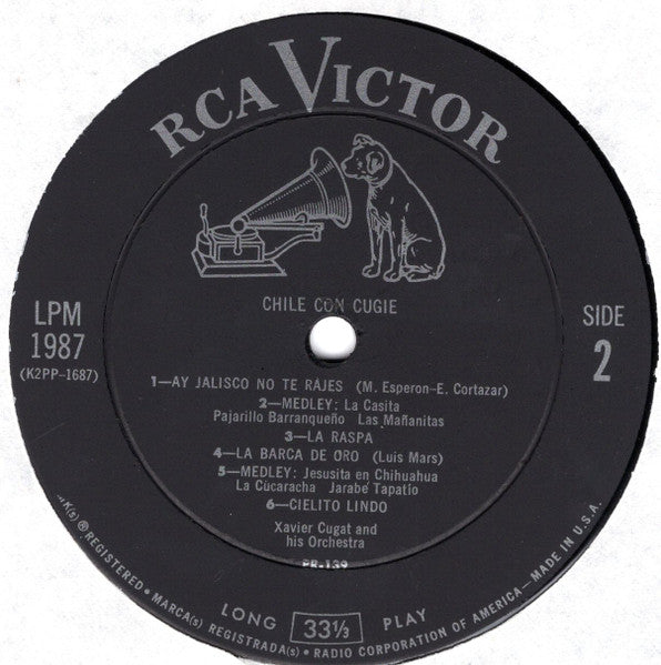 Xavier Cugat And His Orchestra : Chile Con Cugie (LP,Album,Mono)