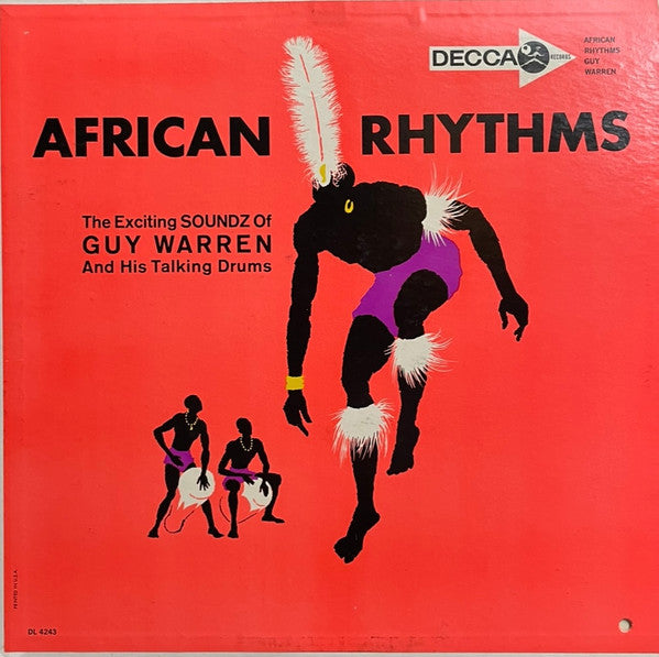 Guy Warren : African Rhythms: The Exciting Soundz Of Guy Warren And His Talking Drum (LP,Album,Mono)