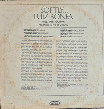 Luiz Bonfá : Softly...Luiz Bonfa And His Guitar (LP,Album,Mono)