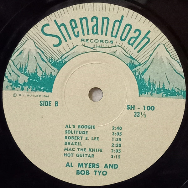 Al Myers, Bob Tyo : The Swingingest Sounds In Town  (LP)