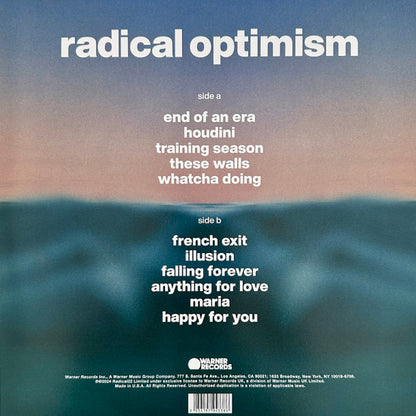 Dua Lipa : Radical Optimism (LP,Album,Limited Edition)