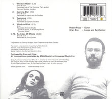 Fripp & Eno : Evening Star (Album,Reissue,Remastered)