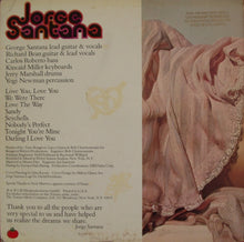Jorge Santana : Jorge Santana (LP,Album,Promo)