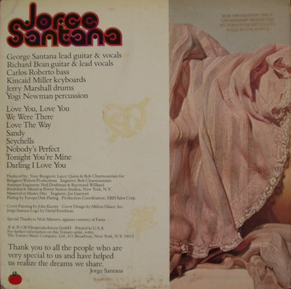 Jorge Santana : Jorge Santana (LP,Album,Promo)