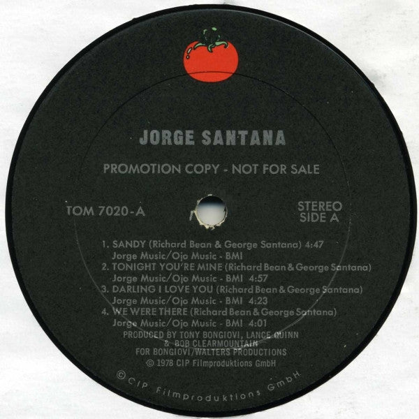 Jorge Santana : Jorge Santana (LP,Album,Promo)