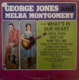 George Jones & Melba Montgomery : Singing What's In Our Heart (LP,Album,Mono)