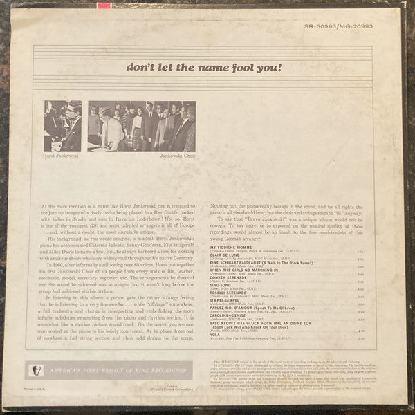 Horst Jankowski : The Genius Of Jankowski! (LP,Album,Stereo)